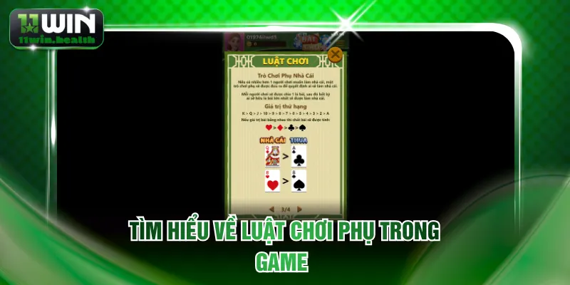 Bài Cào 11WIN - Siêu Phẩm Game Đình Đám Thị Trường Châu Á 2 Tìm hiểu về luật chơi phụ trong game
