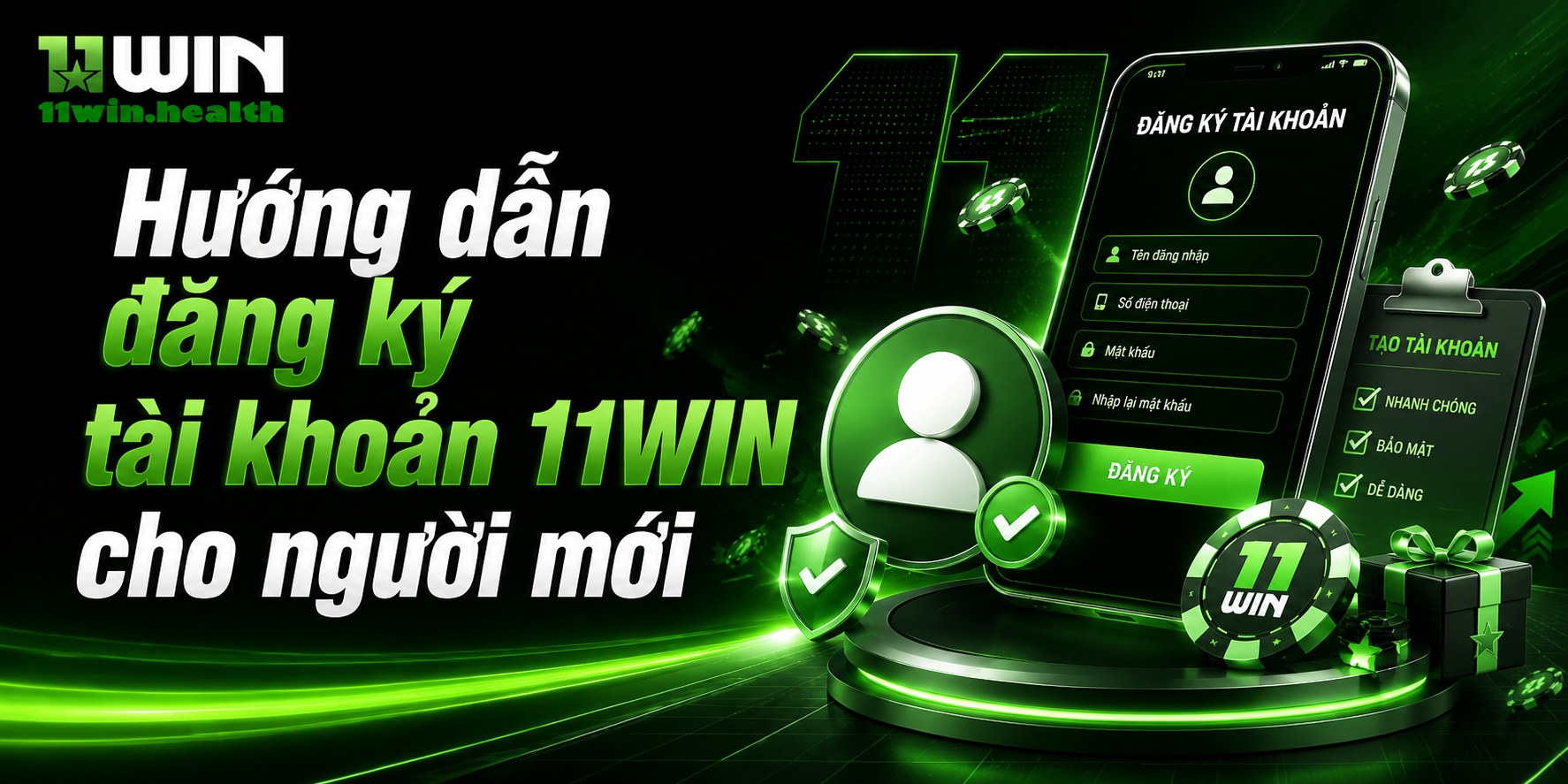 Hướng dẫn đăng ký tài khoản 11WIN cho người mới